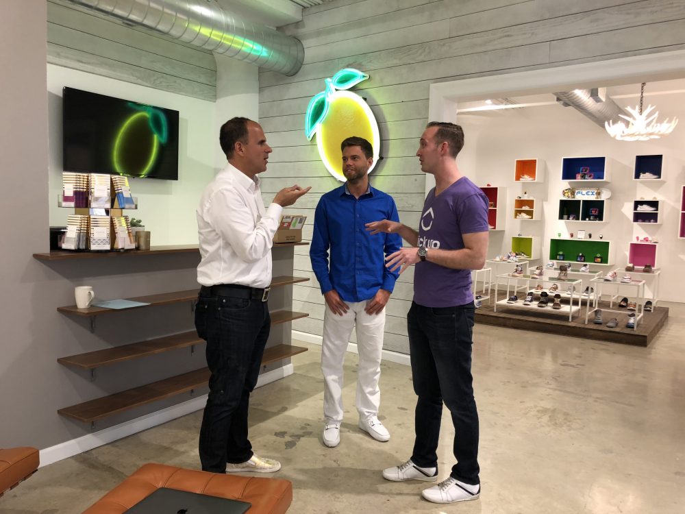 Zeb Evans, Chris Cunningham, and Marcus Lemonis from the Profit show