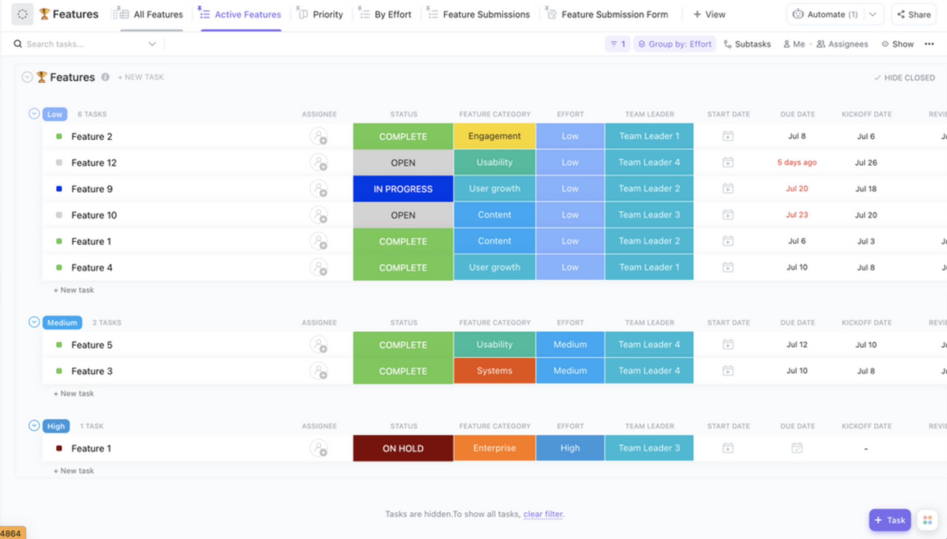 ClickUp's Product Strategy Template can help you identify and focus on the most important elements of product development