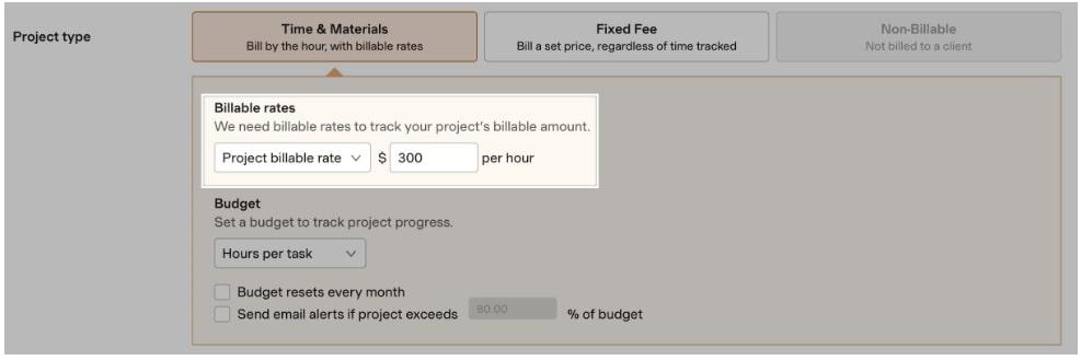Time tracking software for developers: Harvest