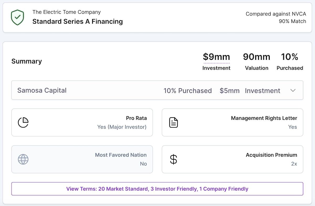 Screenshot of Tome's AI tools for consulting