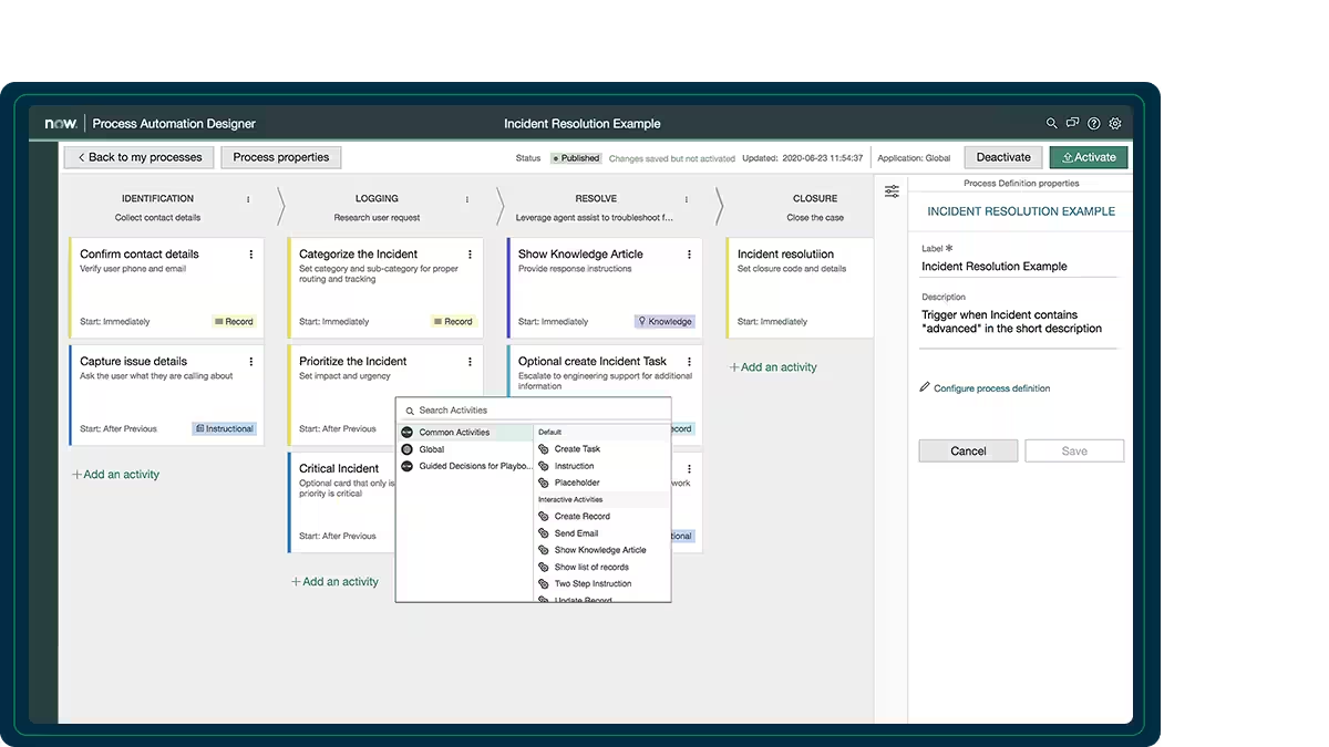 ServiceNow Automation