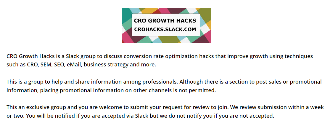 CRO Growth Hacks