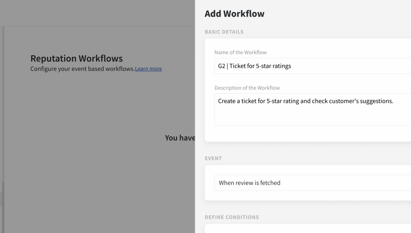 SurveySparrow allowing advanced workflows, including workflows with Intercom integrations