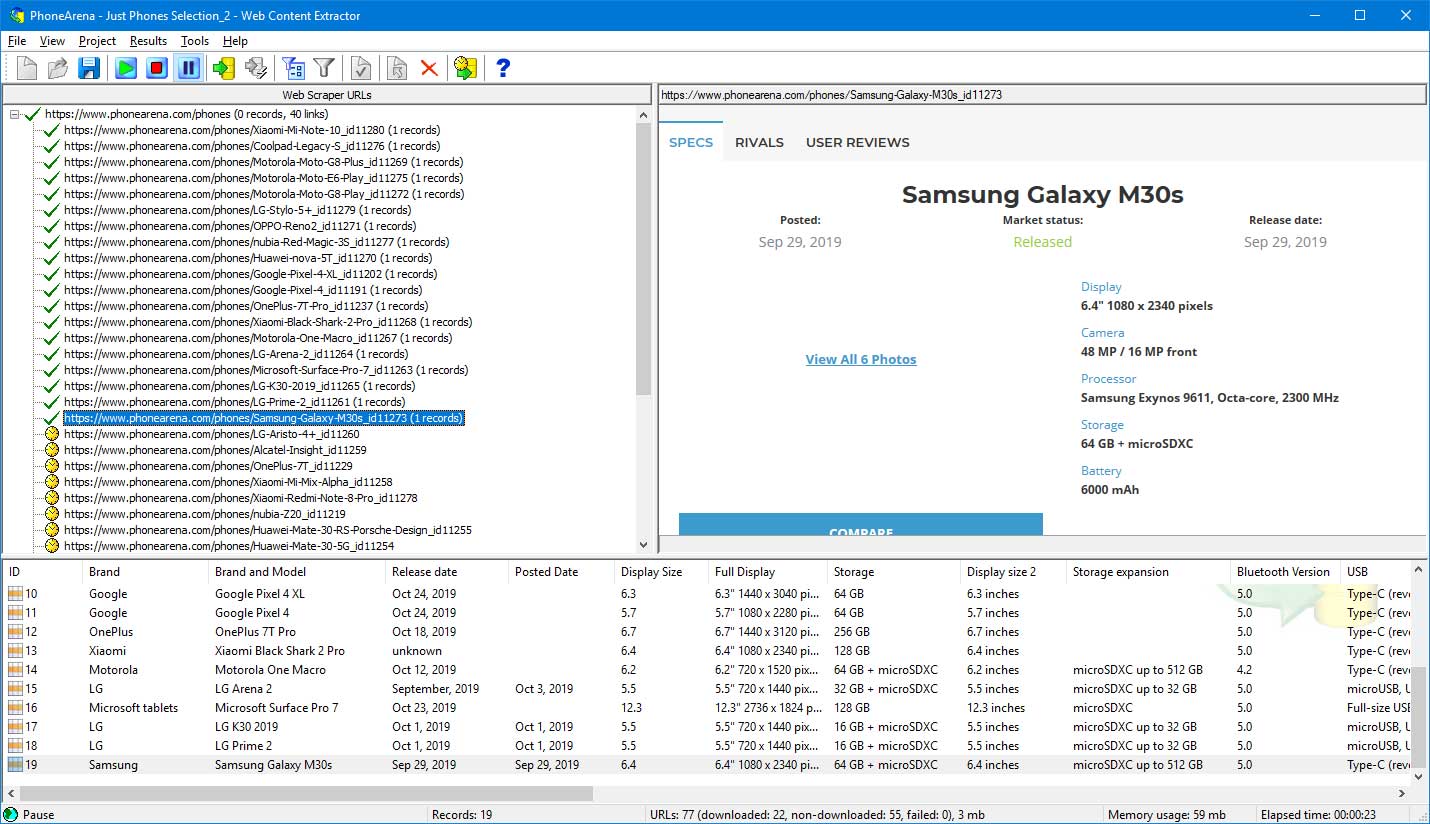 Web Content Extractor