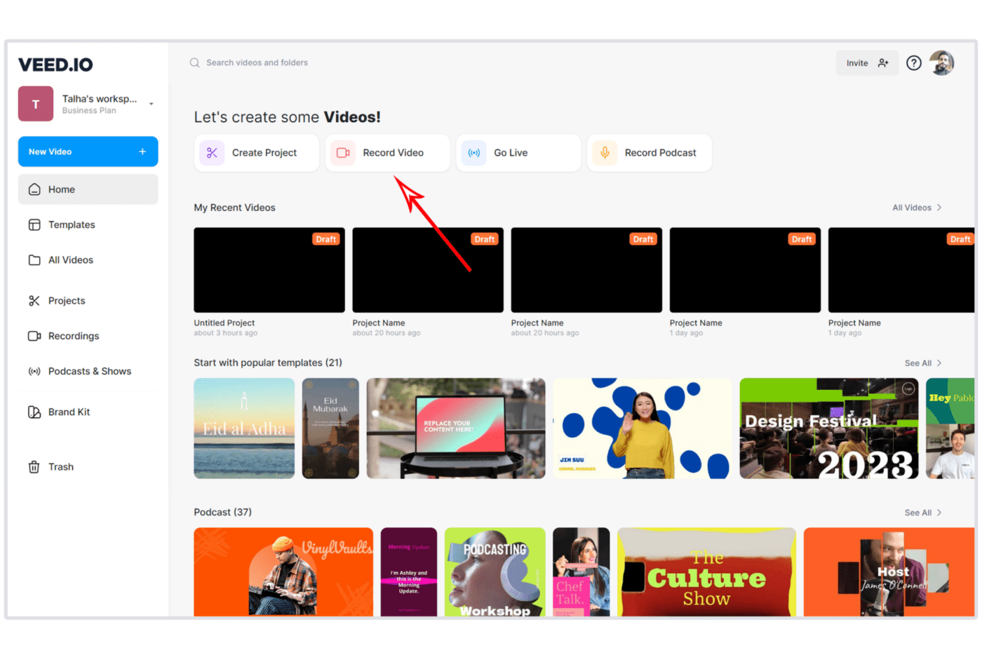 Veed can be counted among Pictory alternatives