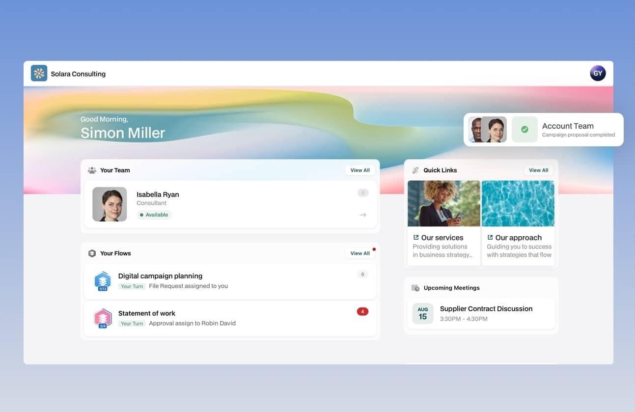 Moxo Client Portal Software