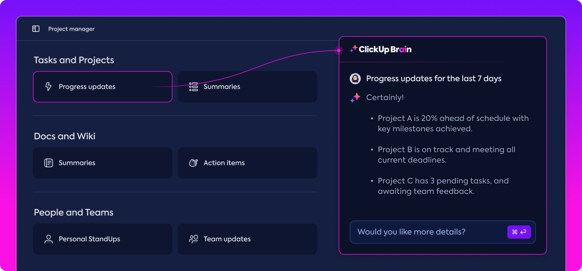 ClickUp Brain AI featured hero image