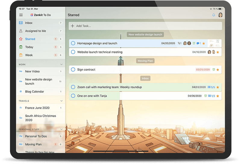 zenkit: wunderlist alternatives