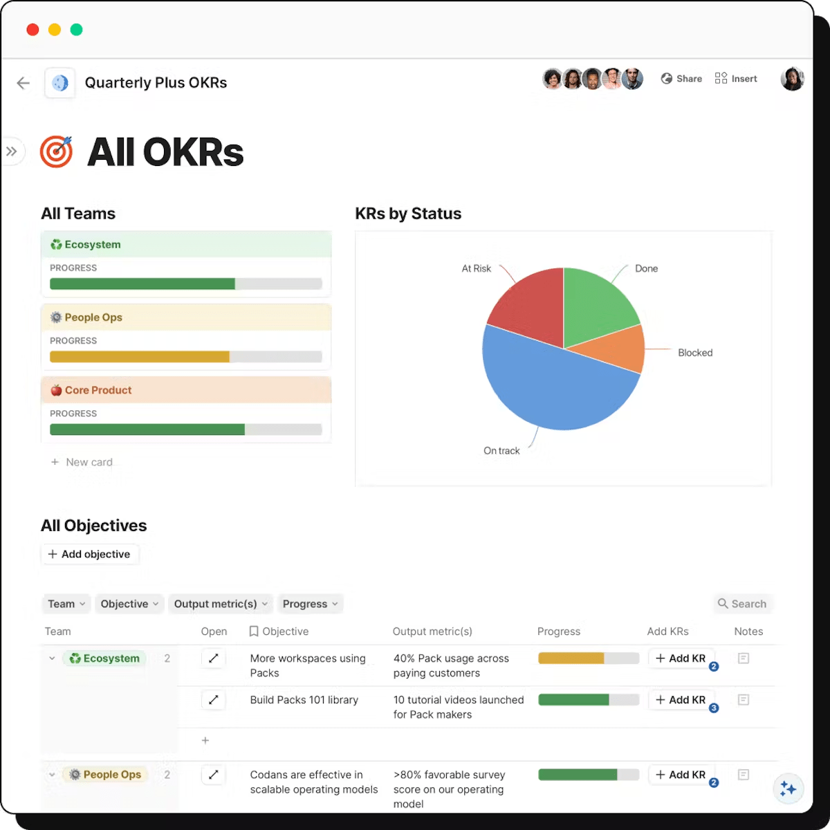 Coda is an all in one workspace platform with documents and spreadsheets