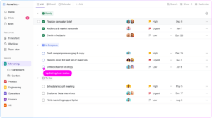 clickup project management