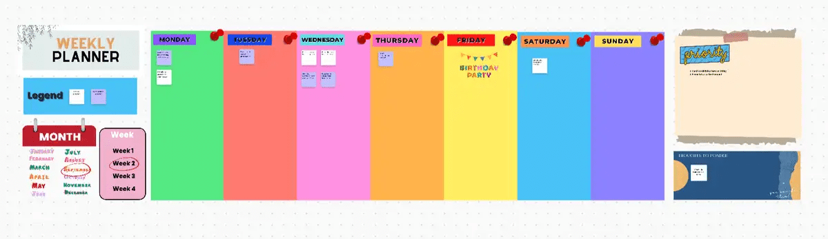 ClickUp Weekly Planner Template