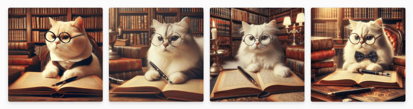 AI art variants created with Microsoft Designer