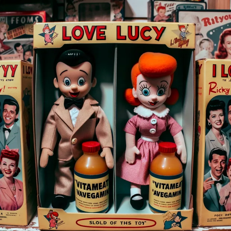 AI Art Example I Love Lucy themed toys