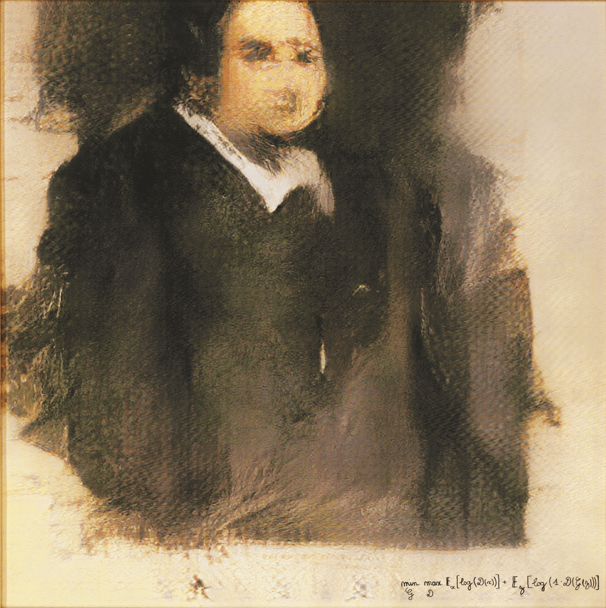 Edmond de Belamy AI art example