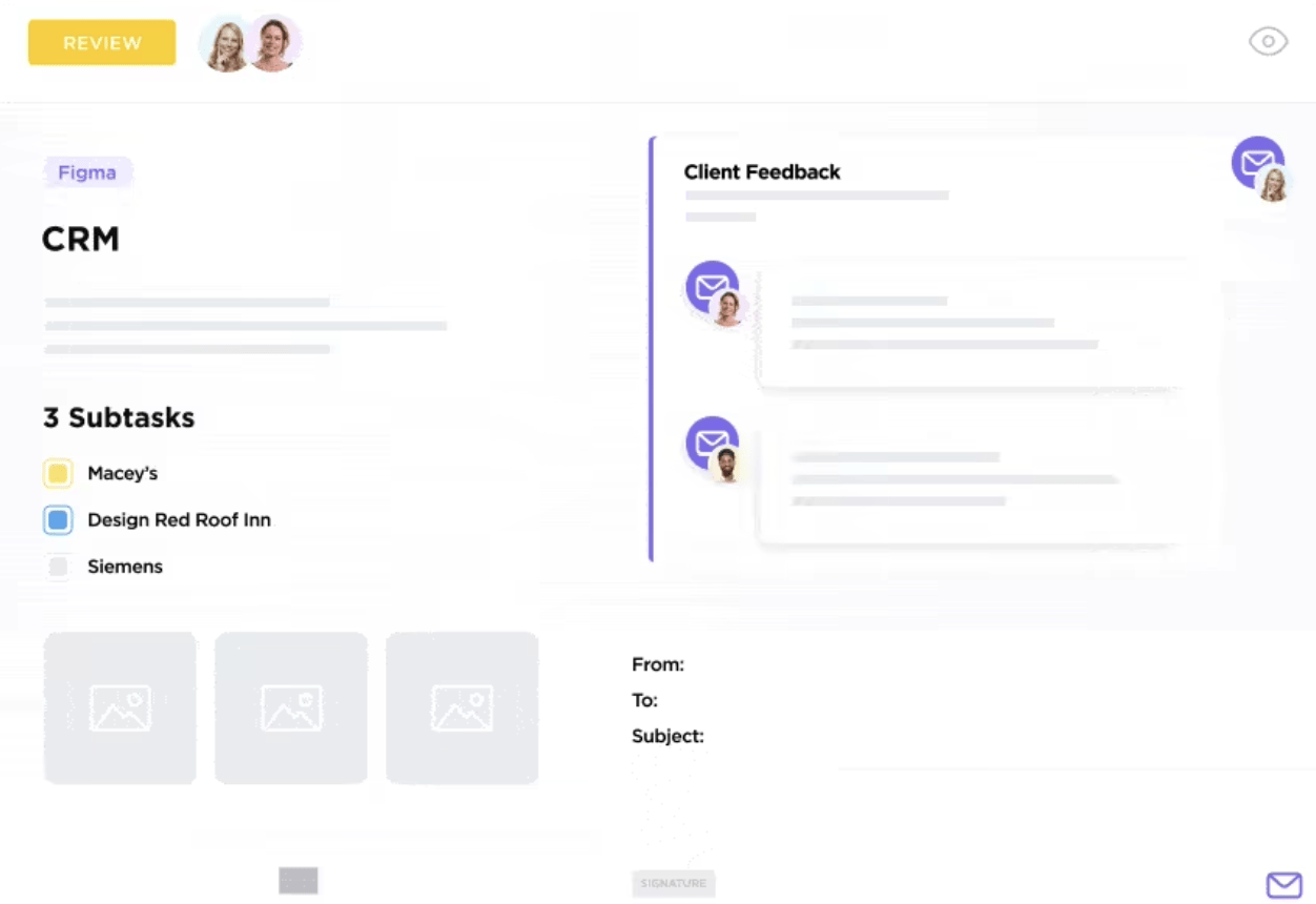 ClickUp for Email Project Management 