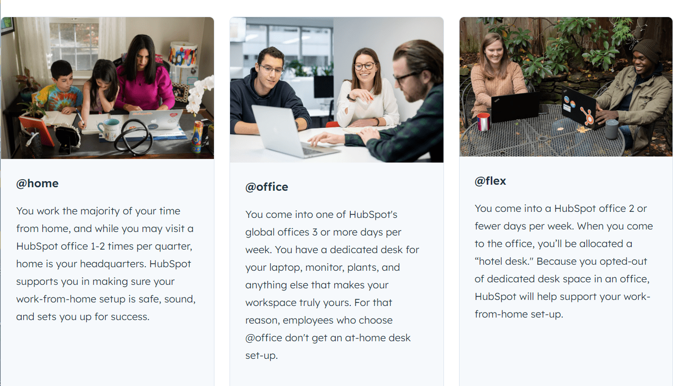 HubSpot company policy example