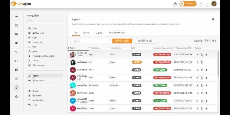 via LiveAgent