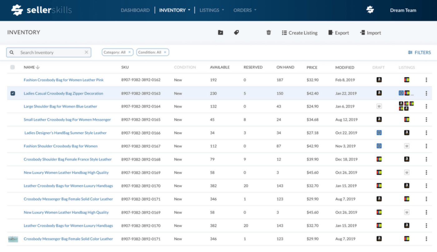 Spocket dashboard