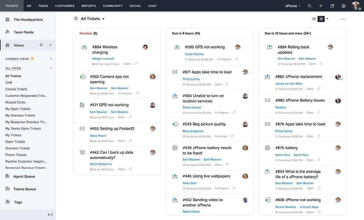 via Zoho Desk