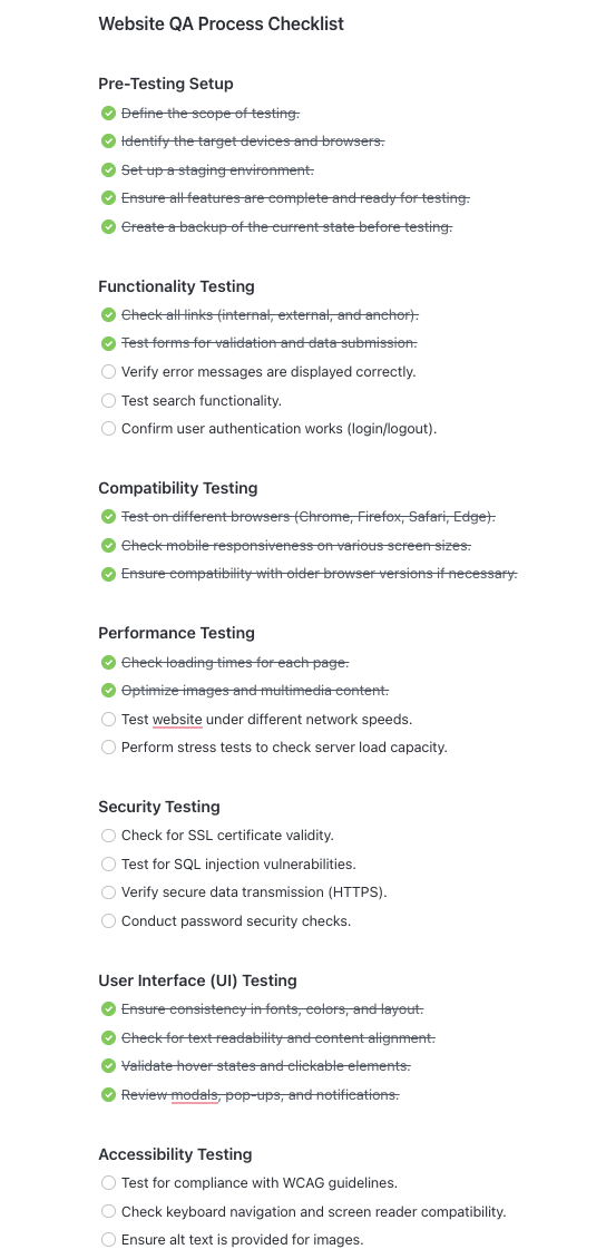 ClickUp Task Checklists feature