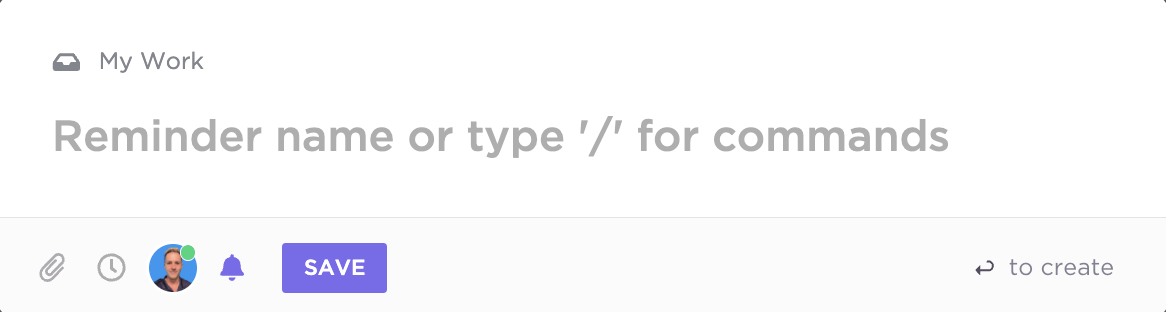 ClickUp Reminders for improving workflow efficiency