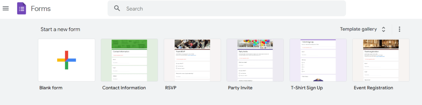 Access Google Forms