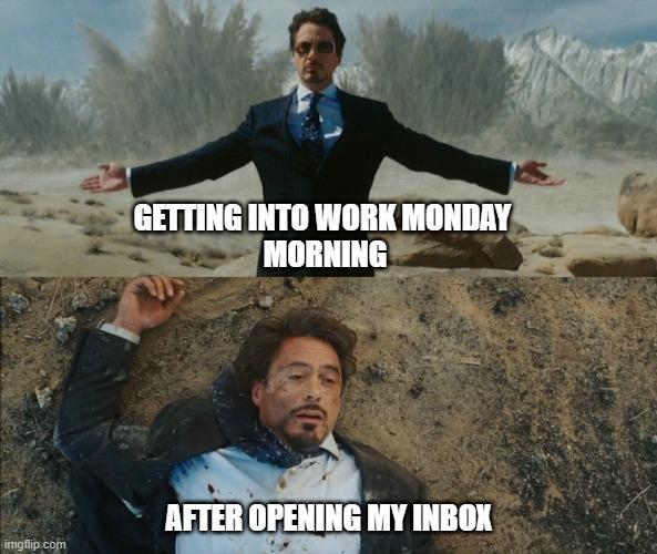 Project manager inbox meme