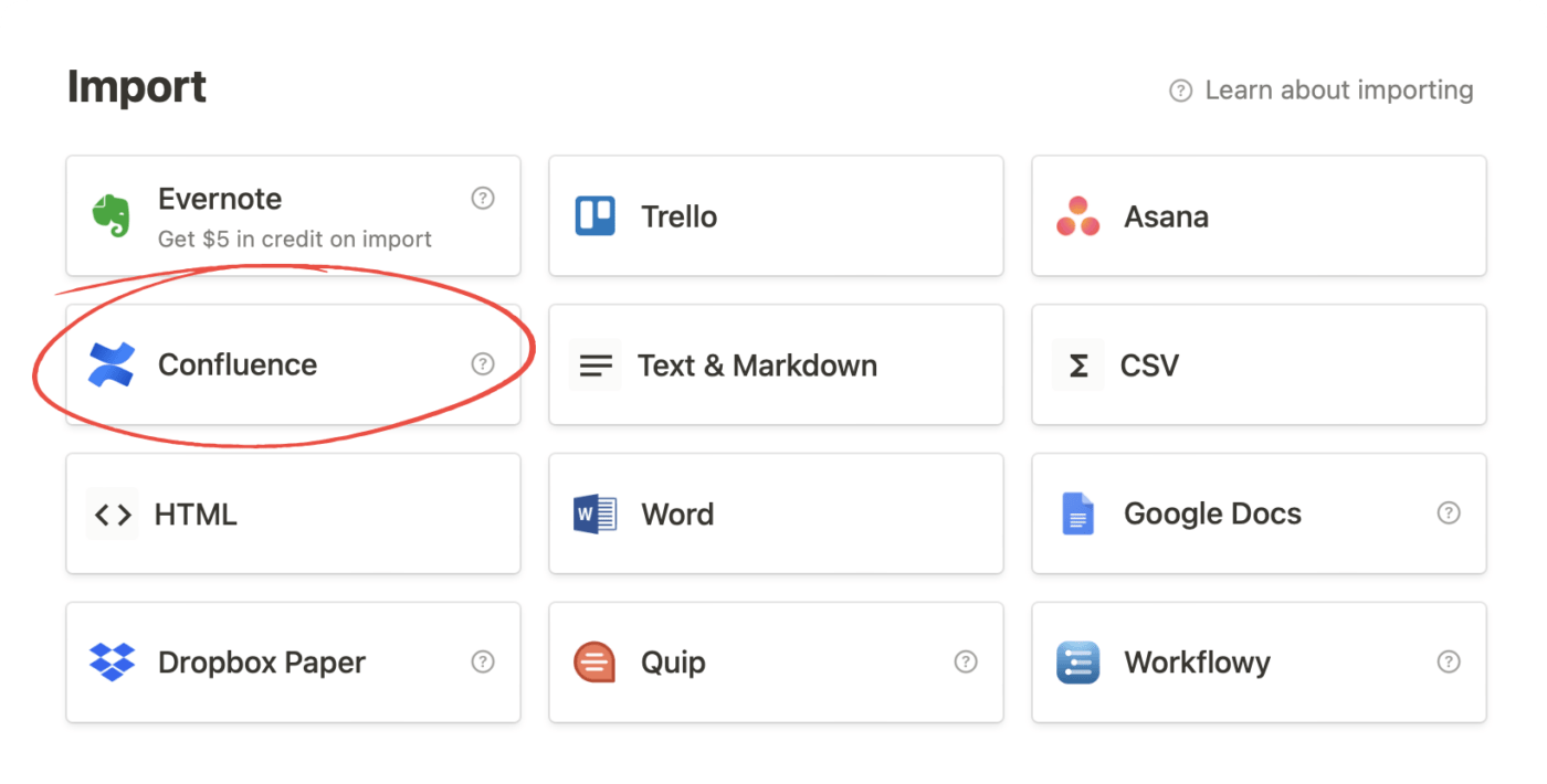 Notion integrations
