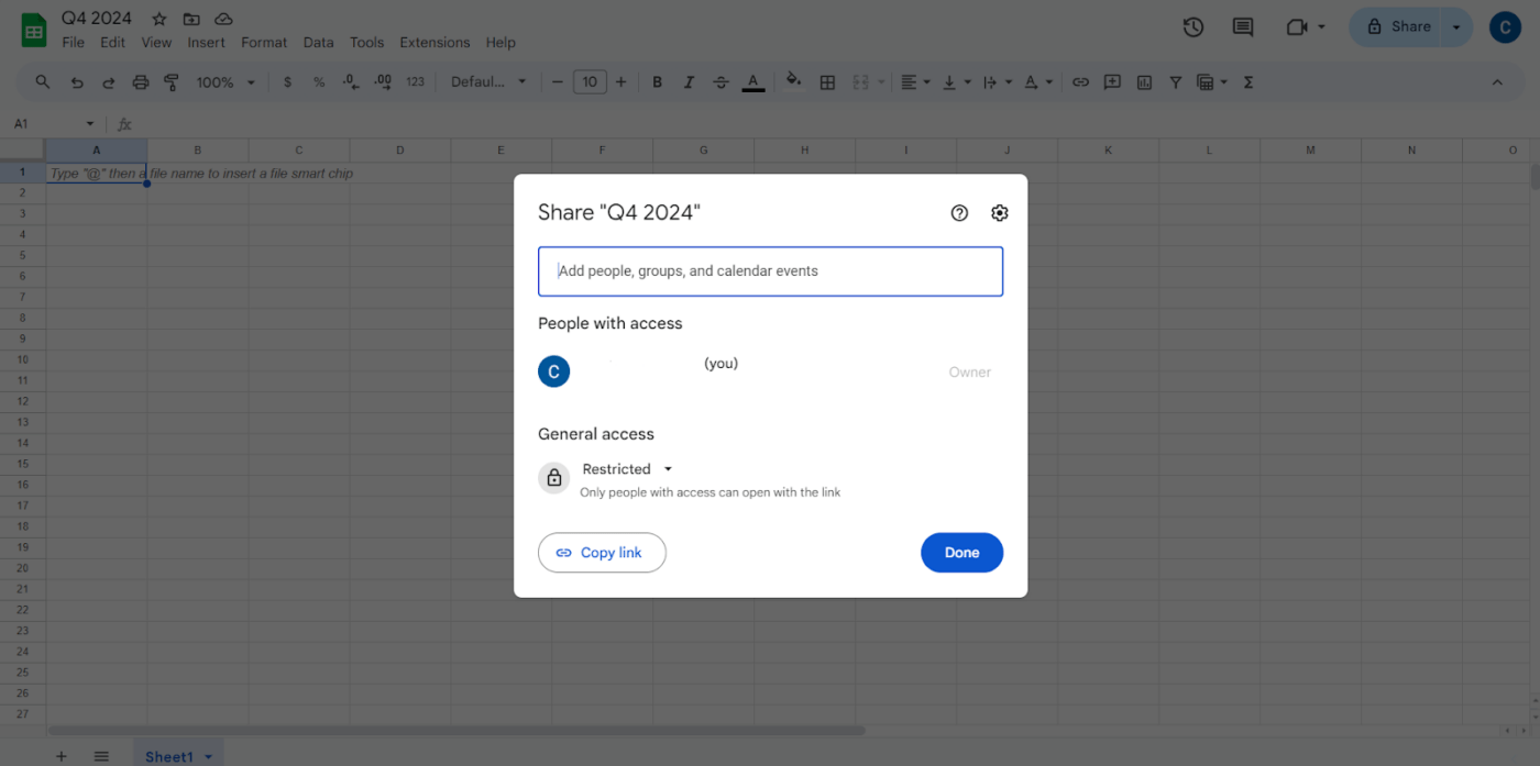 Google Sheets