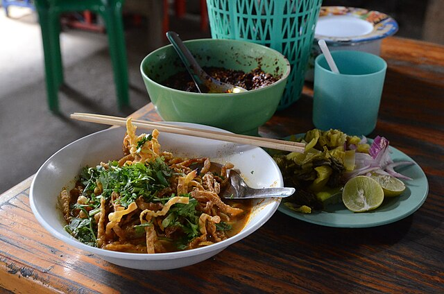 khao soi in chiang mai thailand