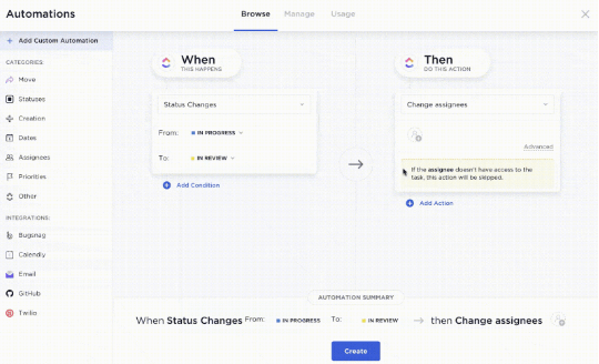 How to use AI for Marketing - ClickUp Automation