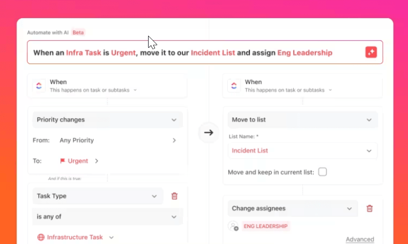 ClickUp Automations: automate steps in your QA testing process