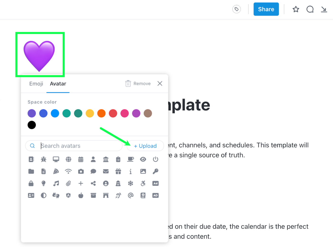 Emojis in ClickUp Docs