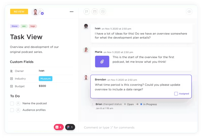 ClickUp Comments: Types of Corporate Culture
