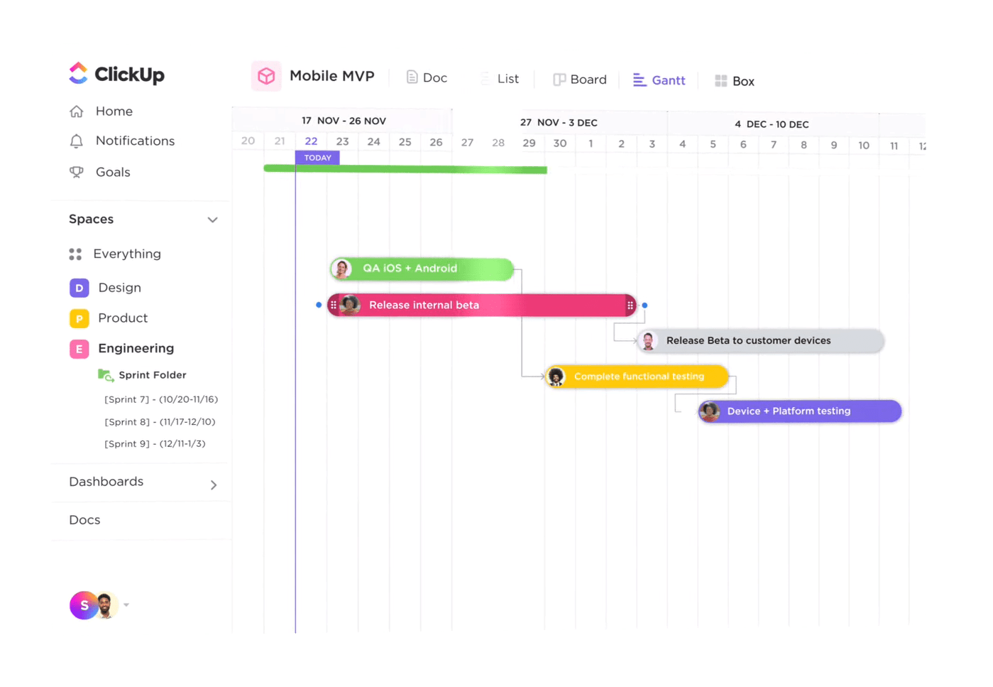 ClickUp’s Software Team Project Management: Alpha vs Beta Testing