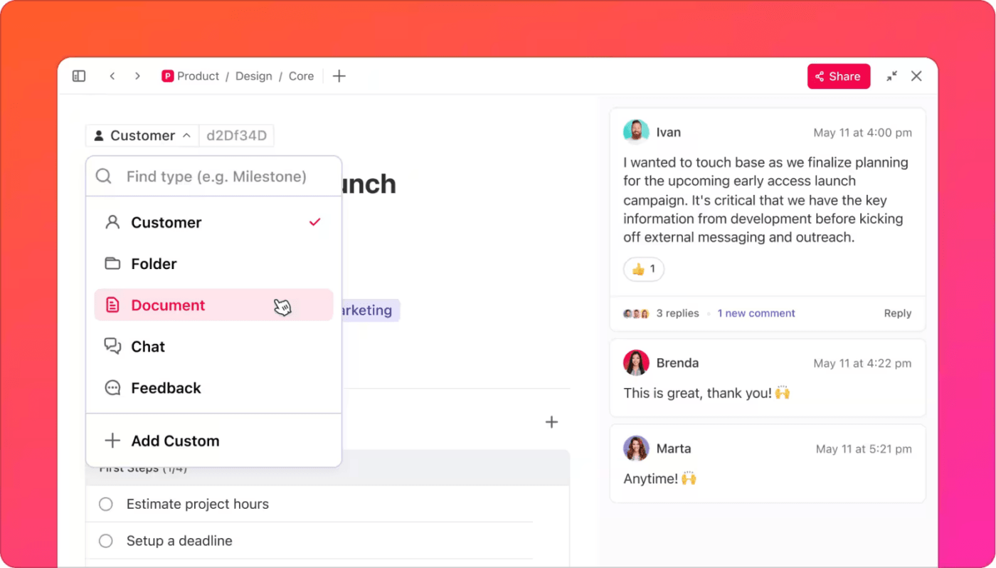 ClickUp Task Management: team management