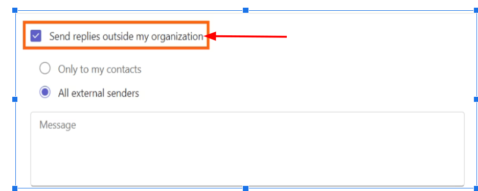 How to Set Out of Office in teams step 3