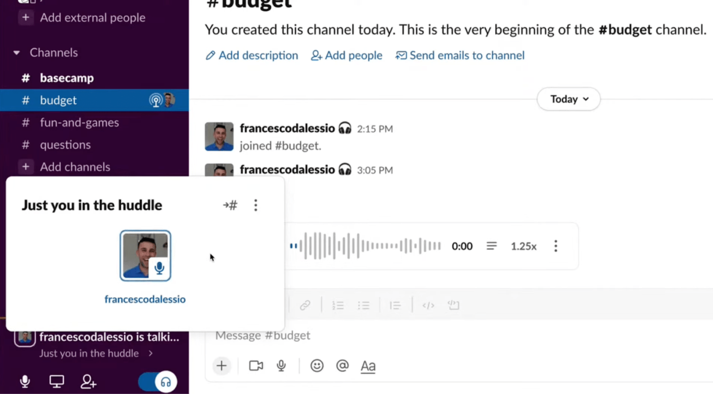 Slack Huddles: Voice and video calling made easy