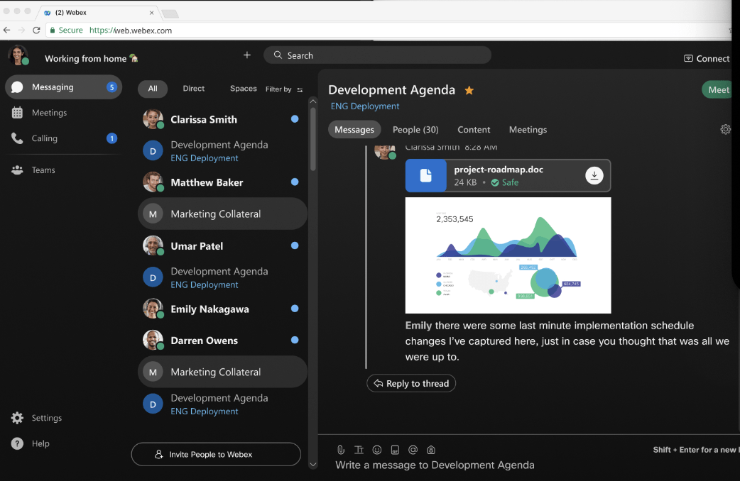 Ucaas platform: Webex