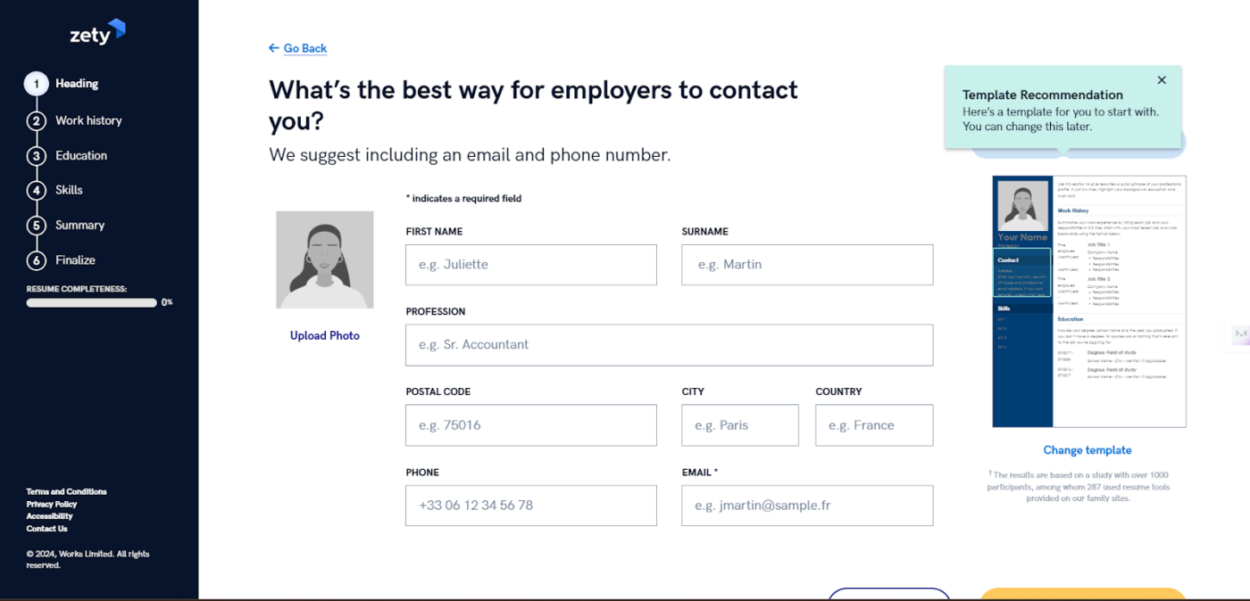 Zety ai resume builder