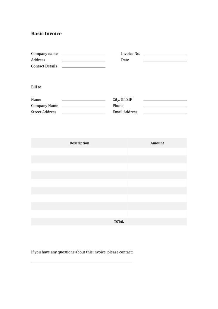 The Basic Invoice Template by Smallpdf is a simple yet flexible way to keep track of payments for straightforward sales. 
