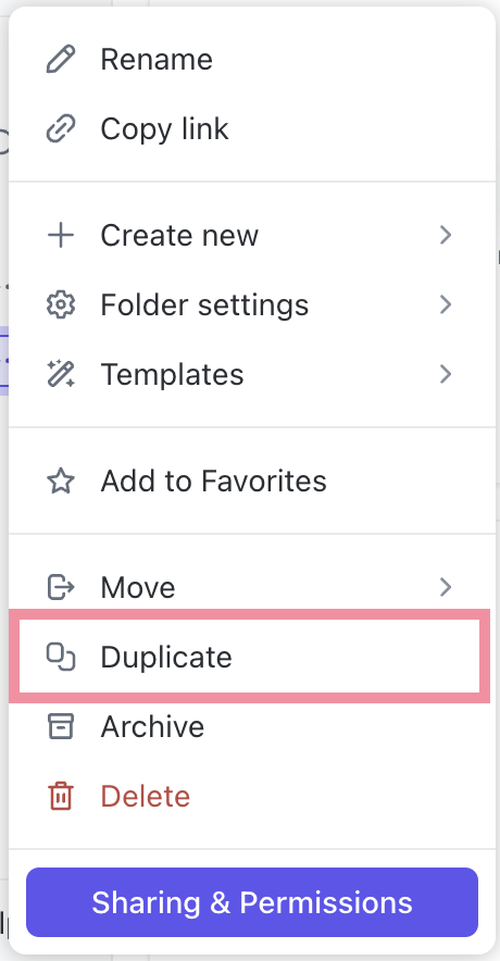 Update your new folder's name