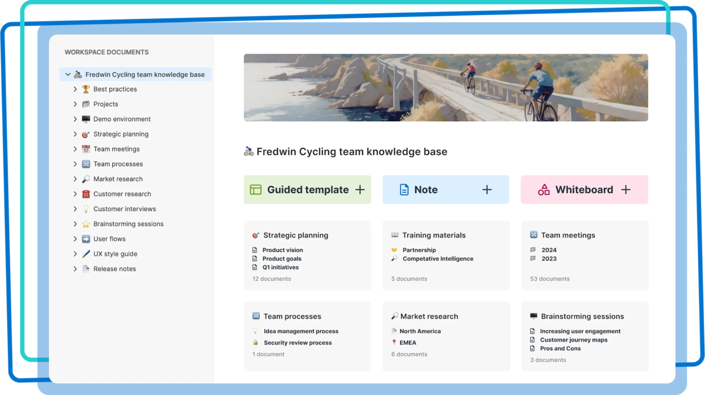 Create a personalized knowledge base for teams