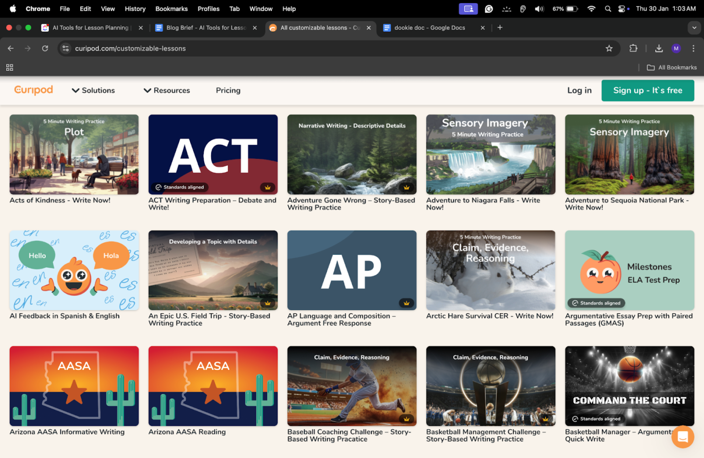 Curipod brings project-based learning to life through interactive and structured lesson planning.