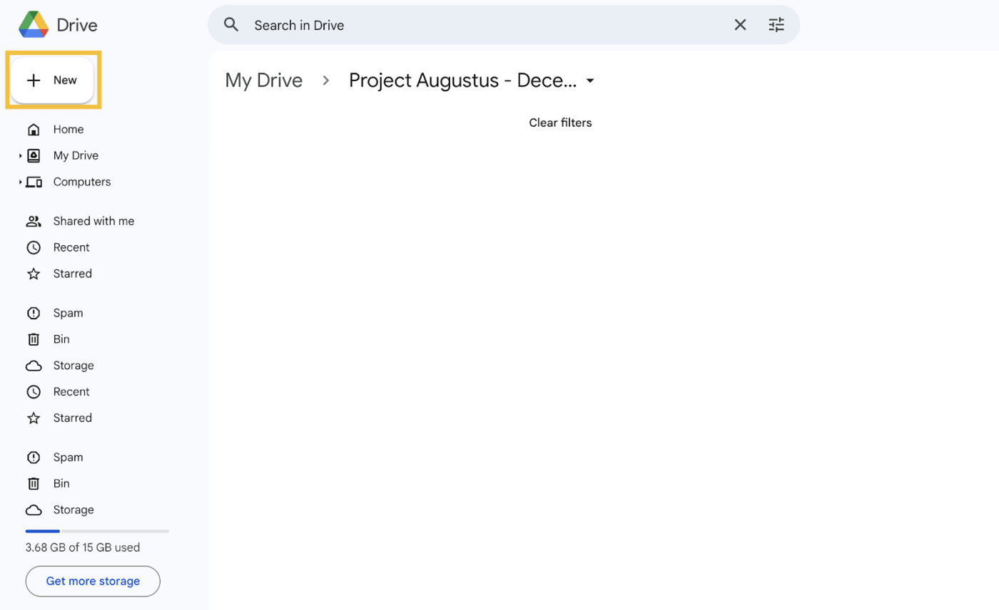 how to copy a folder in google drive: step 5
