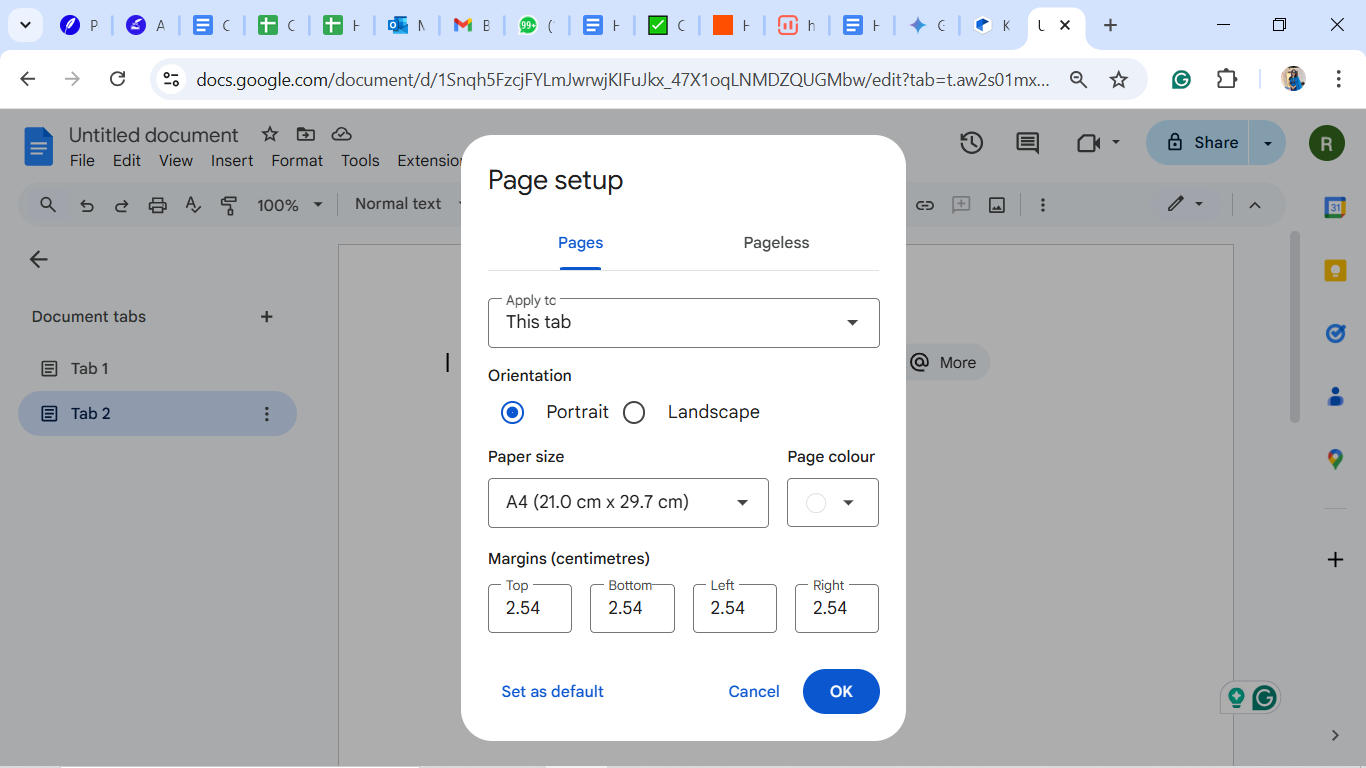 Set Margin Values: How to Adjust Margins in Google Docs