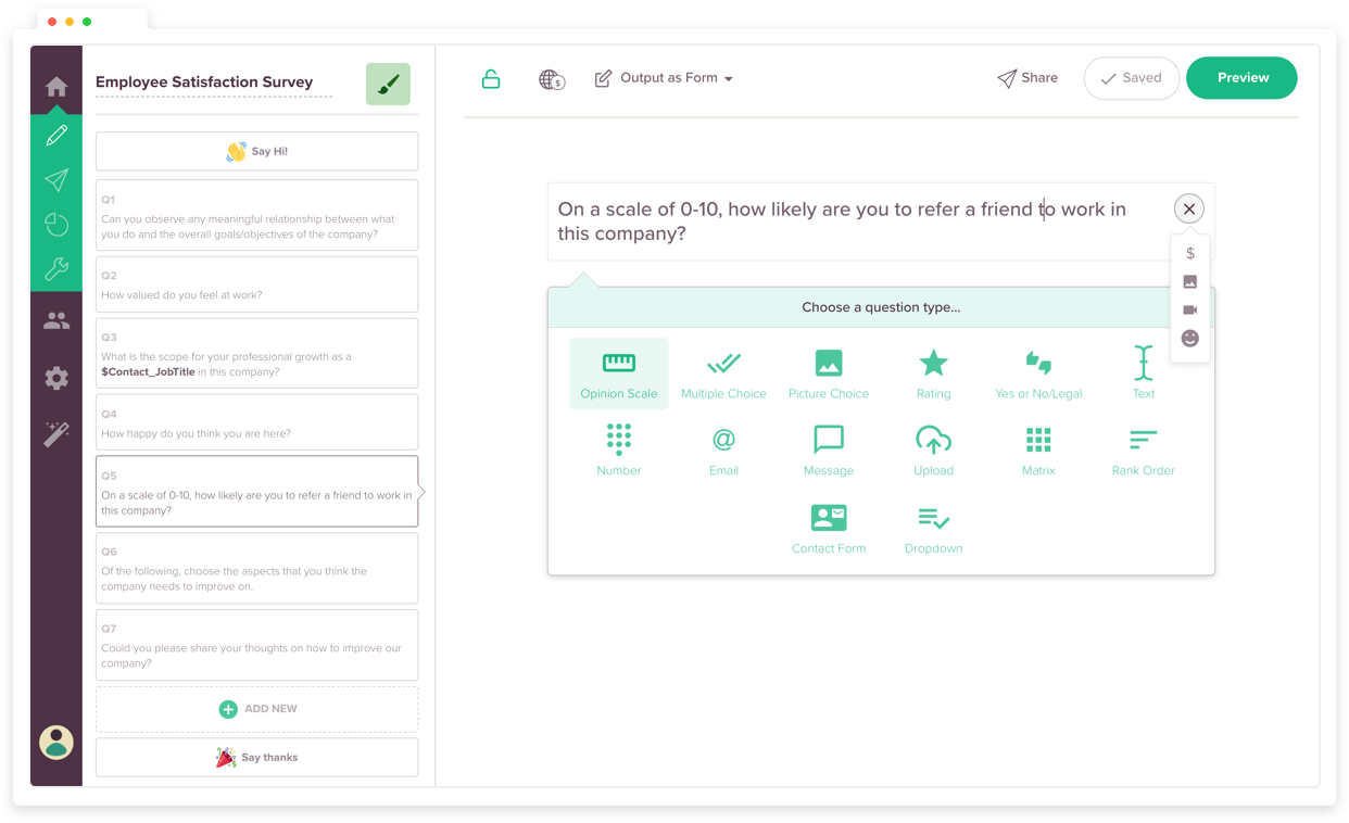 SurveySparrow: Typeform Alternative