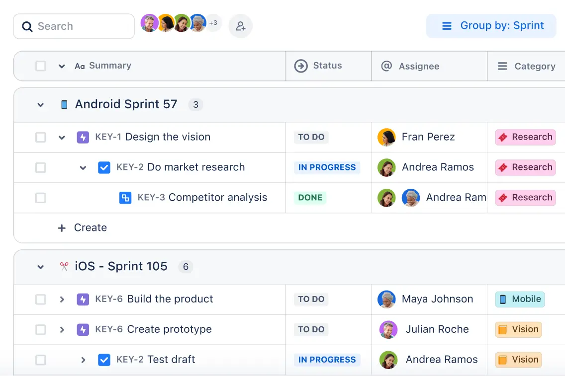 Bug tracking tools: Jira (Best for software development)