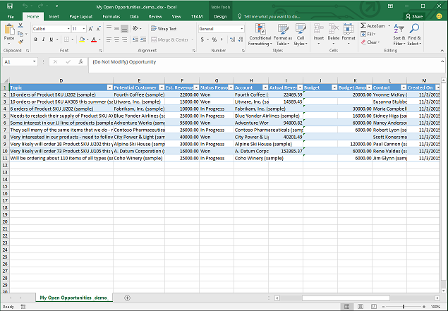 Microsoft Excel