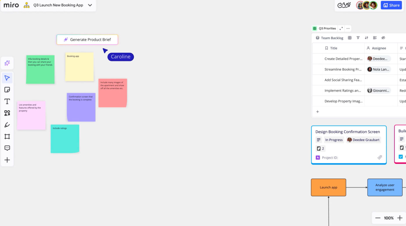 Miro: Mind map maker with manual drawing capabilities